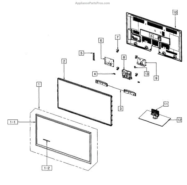 Parts for Samsung PN51F4500AFXZAUS02 Plasma Tv Parts