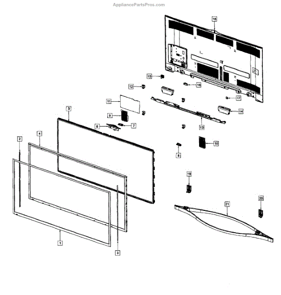 Parts for Samsung PN64F8500AFXZAUS01 Plasma Tv Parts