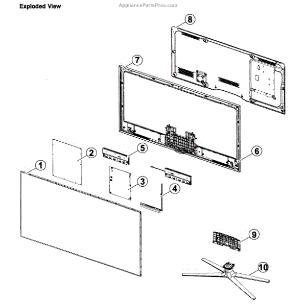 Parts for Samsung UN55ES7100FXZAUS02 Lcd Tv Parts