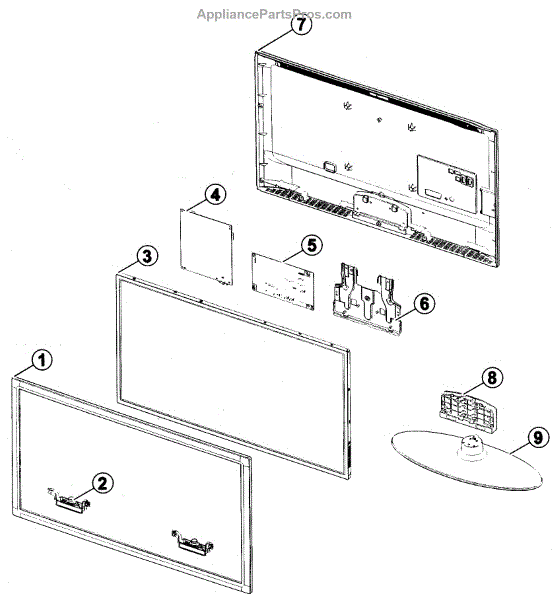 Parts for Samsung UN32D4003BDXZAH301 Lcd Tv Parts