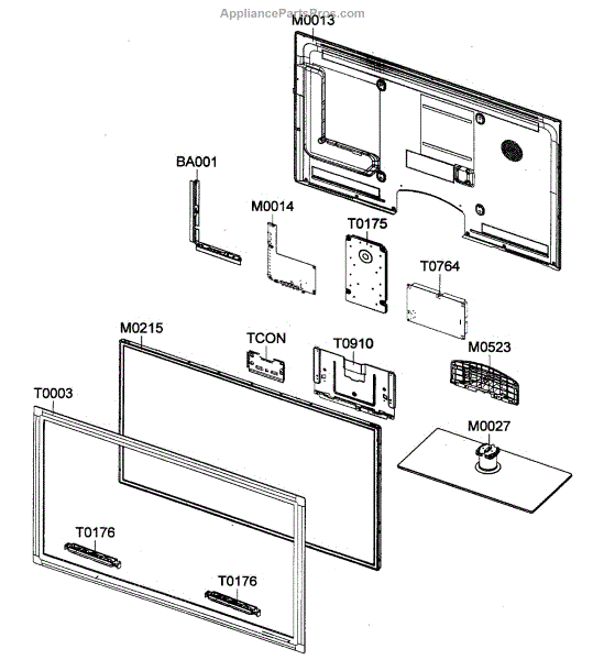 Parts for Samsung UN40C5000QFXZA Led Tv Parts
