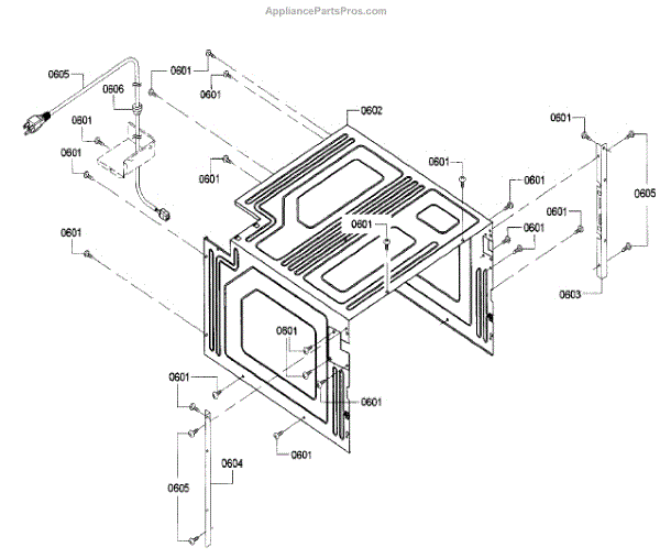 Parts for Bosch HMD8451UC/01 Mounting Parts