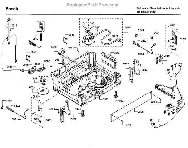 Parts for Bosch SHPM65W55N/01: Base Parts - AppliancePartsPros.com