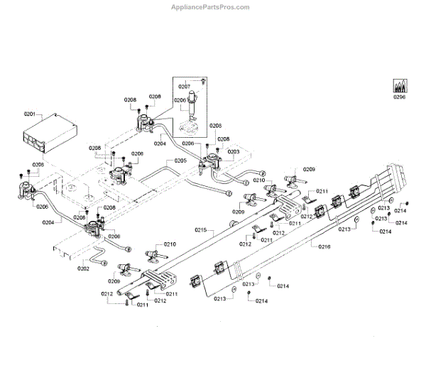 Parts for Bosch HDI8054U/01 Valve Assembly Parts
