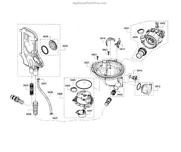 Parts for Bosch SHX68T55UC/02 Pump Parts