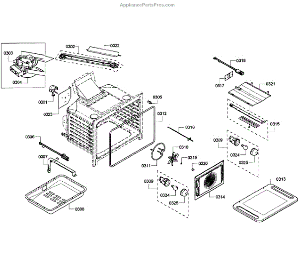 Parts for Bosch HGS7052UC/08 Oven Assembly Parts