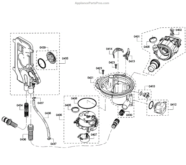 Parts for Bosch SHX53T55UC/01: Pump Assembly Parts - AppliancePartsPros.com