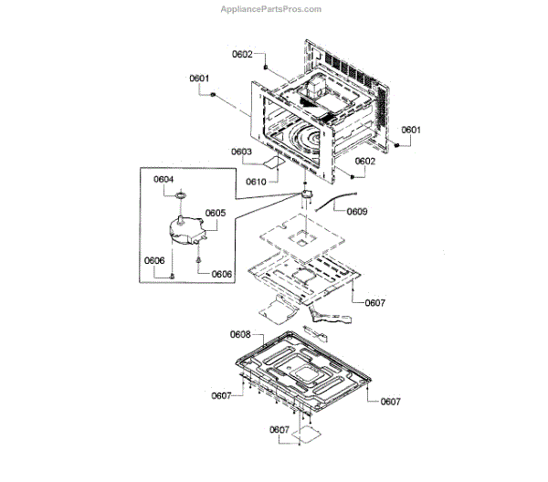 Parts for Bosch HBL5751UC/01 Base Assembly Parts