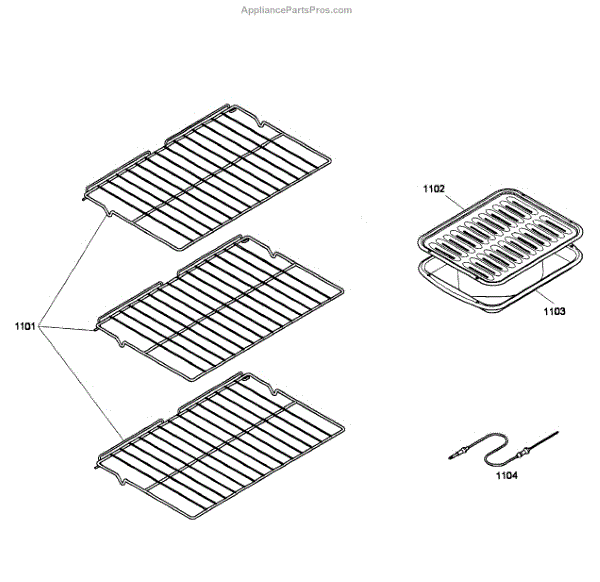 Parts for Bosch HBL5760UC/02 Oven Shelfs Parts
