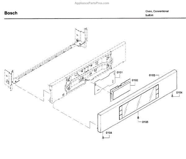 Parts for Bosch HBN8451UC/02: Control Panel Parts - AppliancePartsPros.com