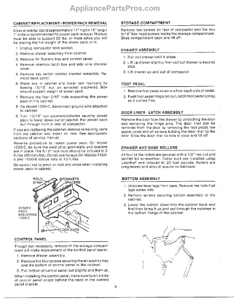 Parts for Broan 1050: Component Replacement Parts - AppliancePartsPros.com