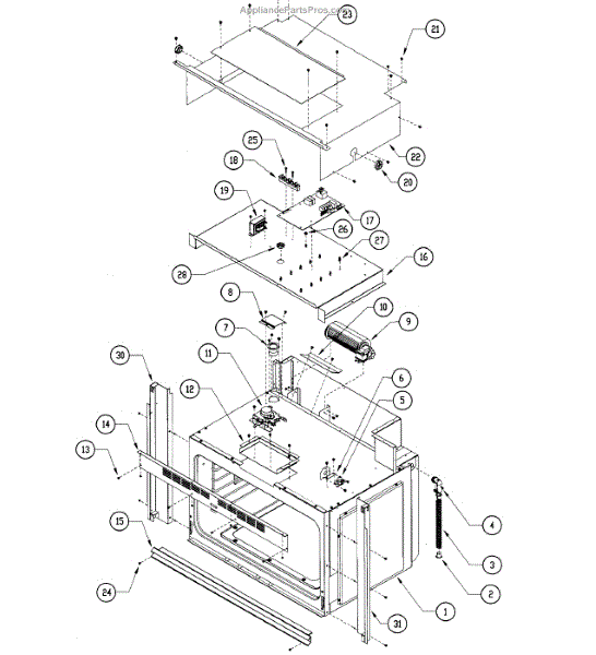 Parts for Dacor ORS136SCH Oven Assembly Parts