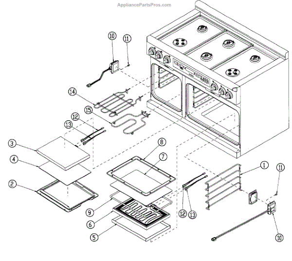 Parts for Dacor ER48DSCHNG: Oven Parts 2 Parts - AppliancePartsPros.com