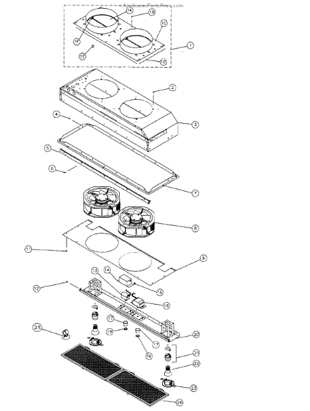 Parts for Dacor IVS2: Range Hood Parts - AppliancePartsPros.com
