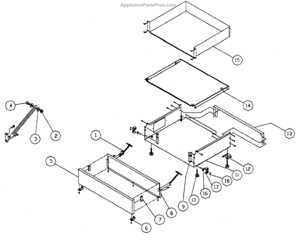 Parts For Dacor Mres30s: Base Assembly Parts - Appliancepartspros.com