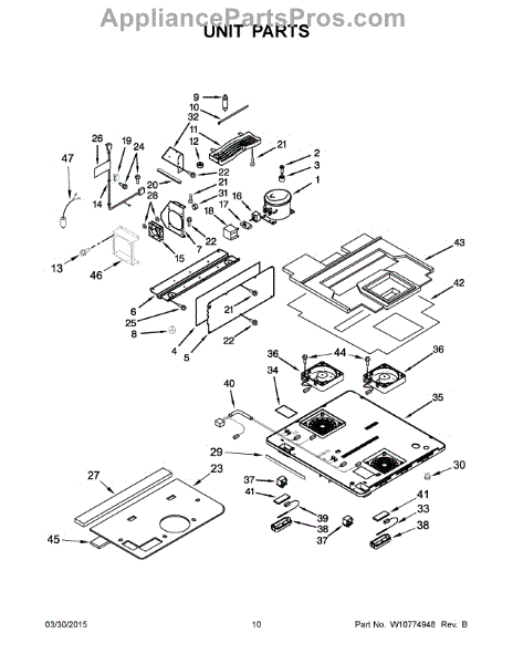 Parts for KitchenAid KUDF204ESB00: Unit Parts - AppliancePartsPros.com