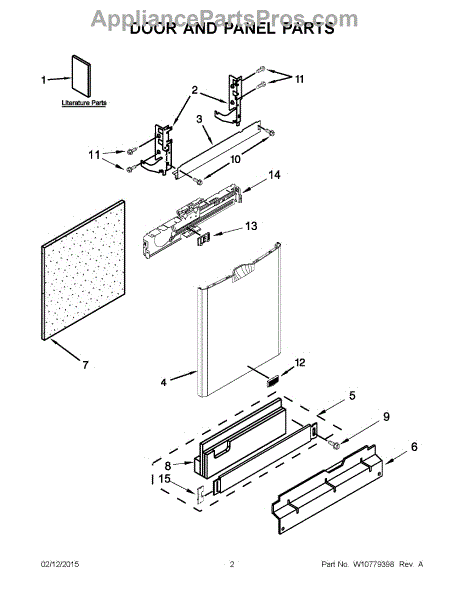 Parts for Maytag MDB4949SDM1: Door and Panel Parts - AppliancePartsPros.com