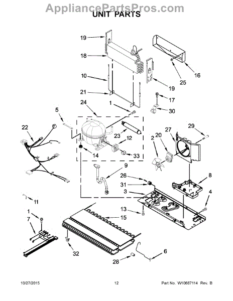 Parts for Maytag MFF2558DEM00: Unit Parts - AppliancePartsPros.com