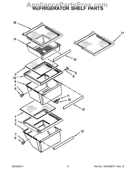 2024 Refrigerator Main Led Light In Fridge For Whirlpool WRS325FDAM02 Whirlpool - Foto 8