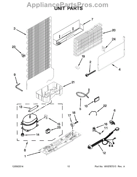 Parts for Whirlpool WRT111SFDM01: Unit Parts - AppliancePartsPros.com