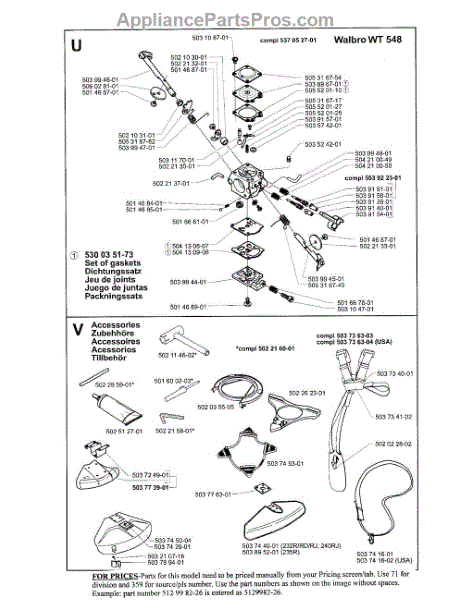 Parts for Husqvarna 235R: Trimmer Parts - AppliancePartsPros.com