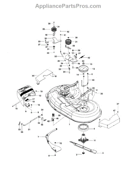 Parts for Husqvarna RZ4216: Mower Deck / Cutting Deck Parts ...