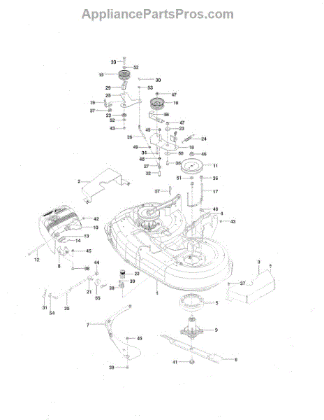 Parts for Husqvarna RZ4216: Mower Deck / Cutting Deck Parts ...