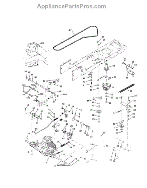 Parts for Husqvarna YTH180: Drive Parts - AppliancePartsPros.com