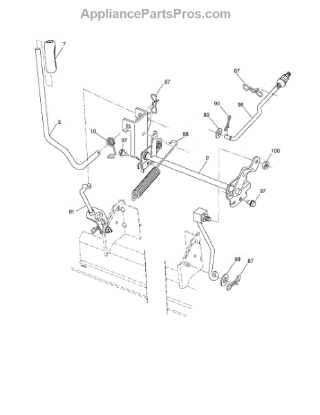 Parts for Husqvarna YTH2042: Mower Lift Parts - AppliancePartsPros.com