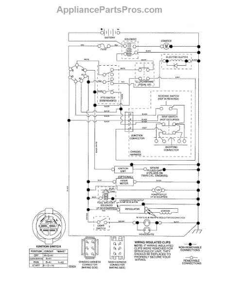 Parts for Husqvarna YTH2042: Schematic Diagram-Tractor Parts ...