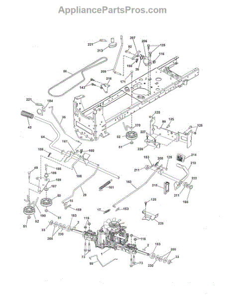 Parts for Husqvarna YTH20K46: Drive Parts - AppliancePartsPros.com