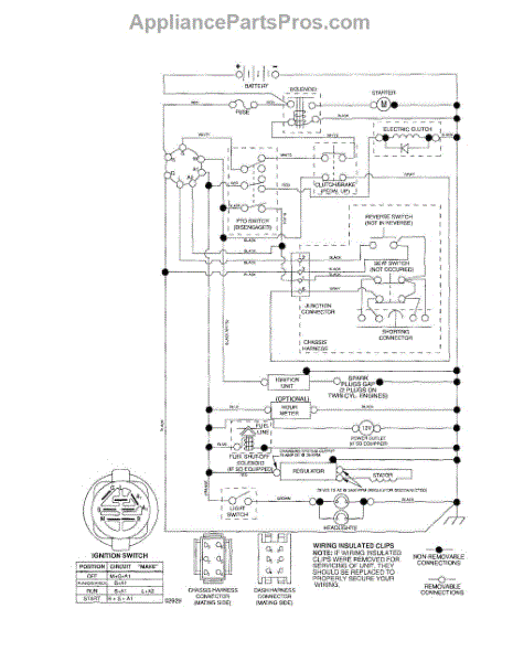 Parts for Husqvarna YTH2454: Schematic Diagram-Tractor Parts ...