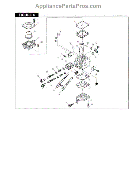 Parts for Mcculloch MB3202: Carburetor Assembly Parts ...