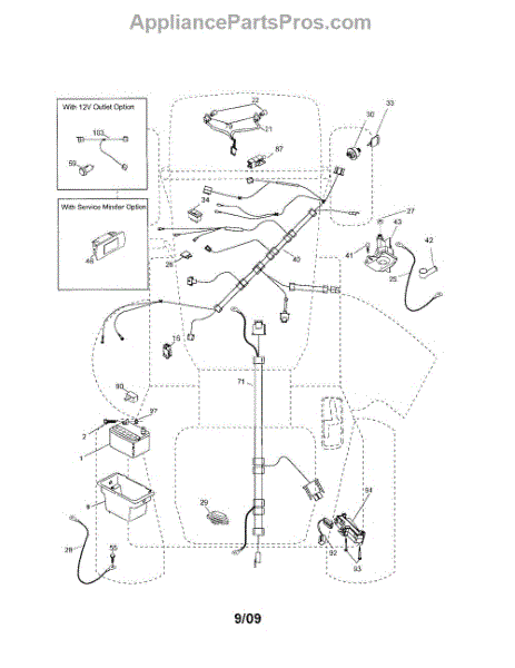 Parts for Poulan PB195H42LT: Electrical Parts - AppliancePartsPros.com