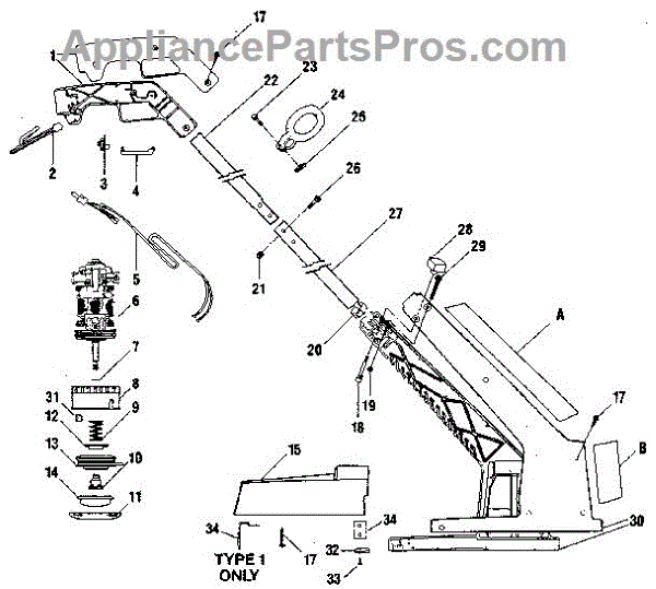Parts for Weedeater 1216 Weed Eater Parts