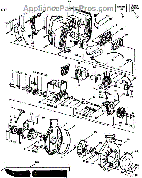 Parts for Weedeater BARRACUDA SV22: Weed Eater Parts ...