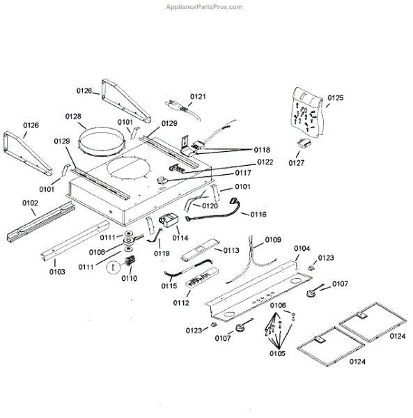 Parts for Thermador VCI230DS/01 Range Hood Parts