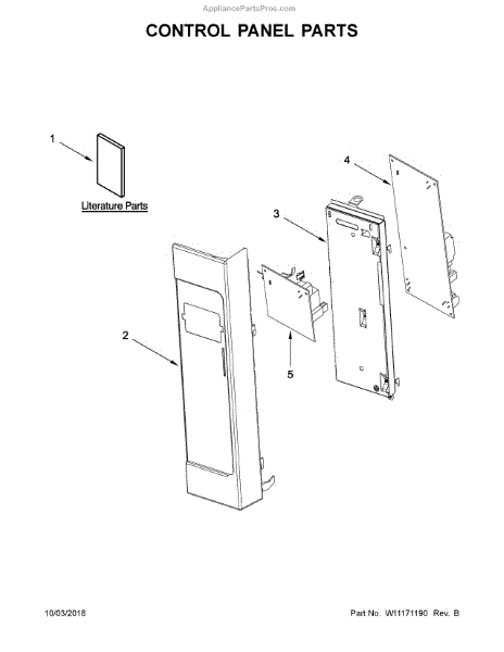 Parts for Maytag MMV4205FZ3: Control Panel Parts - AppliancePartsPros.com