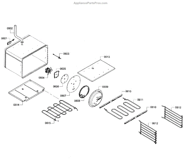 Parts for Thermador PRD304GHU/07 Oven Assy Parts