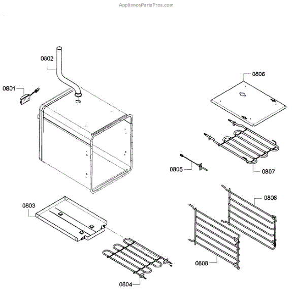 Parts for Thermador PRD486GDHC/03 Small Oven Parts