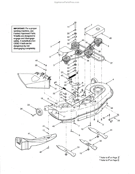 Parts for Mtd 13AF685G700: Spindle Assembly / Deck Brake Parts ...