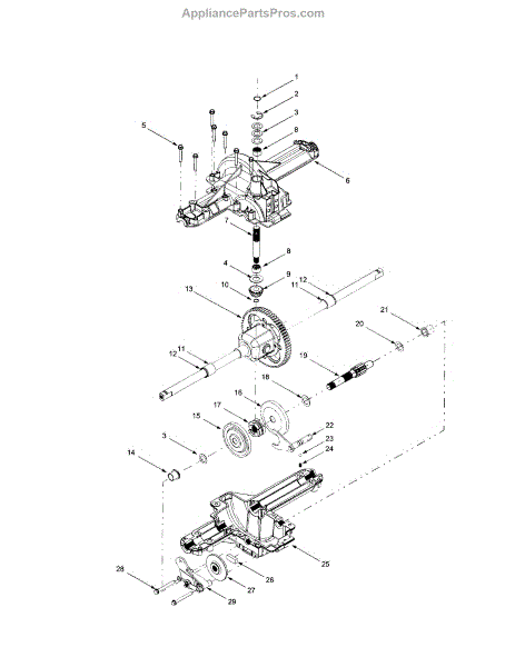 Parts for Troy-Bilt 13AN689G766: Differential Assembly Parts ...