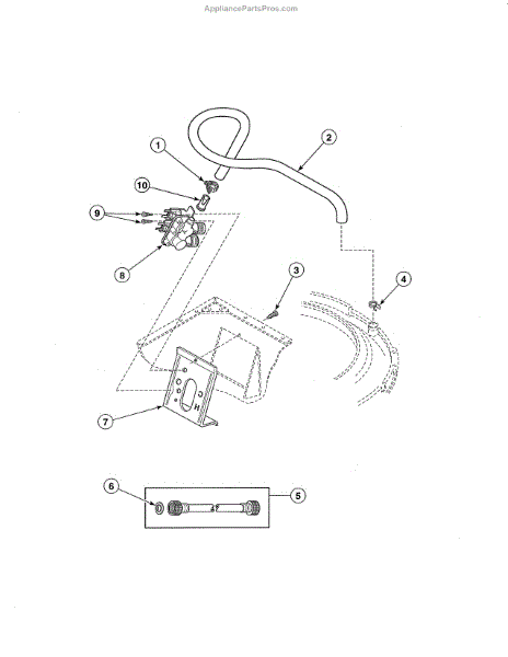 Parts for Alliance EA2921WA: Fill Hose / Mounting Bracket Parts ...