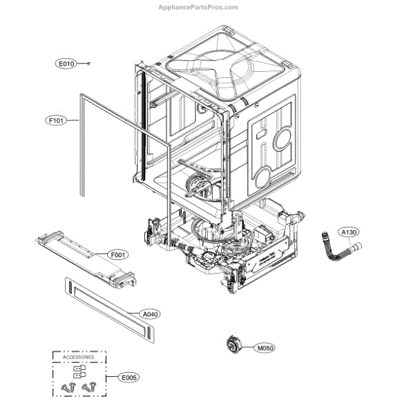 Parts for LG LDT5678ST/00: Exploded View Parts - AppliancePartsPros.com