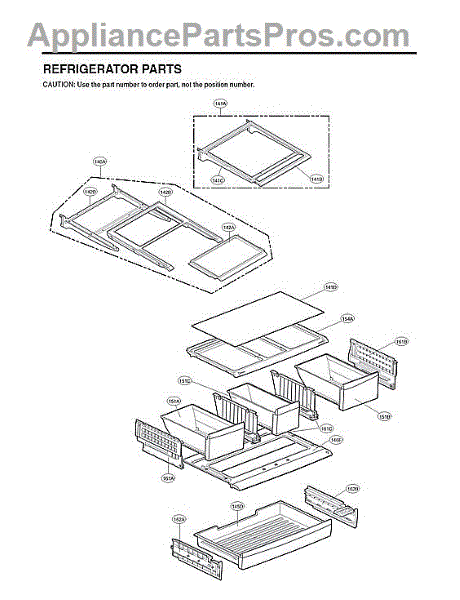 Parts for LG LMX28987ST/02: Refrigerator Parts - AppliancePartsPros.com