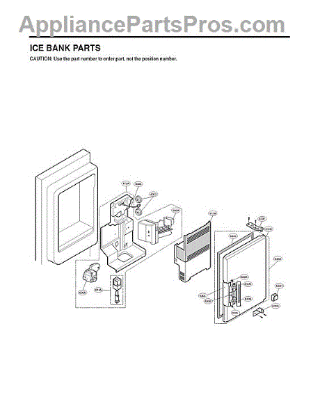 Parts for LG LMX28987ST/02: Ice Bank Parts - AppliancePartsPros.com