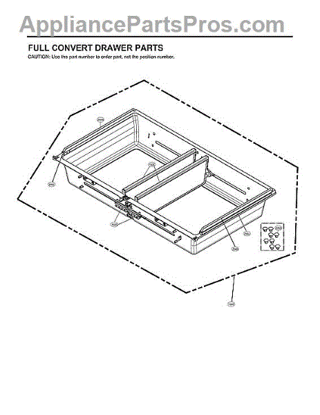 Parts for LG LRMVC2306S/00: Full Convert Drawer Parts ...