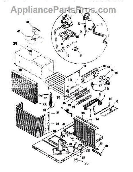 Parts for Icp NPGB060E1LA: Functional, All Models Parts ...