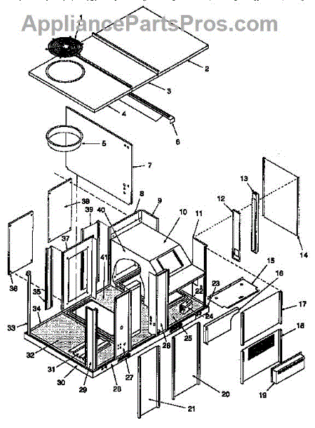 Parts for Icp NPGB090H2SA: Non-Functional Replacement Parts ...