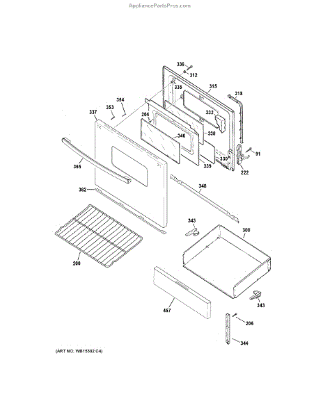 Parts for Hot Point RBS330DR1WW: Door & Drawer Parts ...